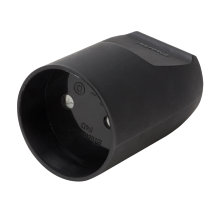 Forlængerled sort u/jord - Elworks